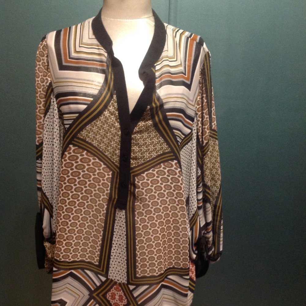 Multi Print Blouse - image 1